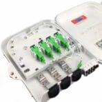 1x4 Fiber Optik Dağıtım Kutusu - IP65 - GPON - ODK - SC/APC Splitter - 3 Giriş  8 Çıkış