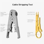 8'i 1 Ağ Kablosu Seti | RJ45 Sıkma Pansesi Seti - Görsel 5