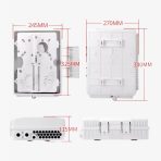 1x32 Fiber Optik Dağıtım Kutusu GPON - ODK  SC/APC Splitter - Beyaz - Görsel 5