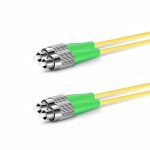 FC APC - FC APC - G657A2 Fiber Optik Patch Cord Duplex - LSZH 2mm