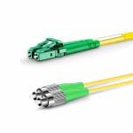 LC APC - FC APC - G657A2 Fiber Optik Patch Cord Duplex - LSZH 2mm