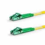 LC APC - LC APC - G657A2 Fiber Optik Patch Cord Duplex - LSZH 2mm