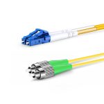 LC APC - FC UPC - G657A2 Fiber Optik Patch Cord Duplex - LSZH 2mm