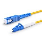 LC UPC - SC UPC - G657A2 Fiber Optik Patch Cord Simplex LSZH 3mm