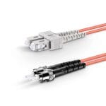 SC UPC - ST UPC - OM1 Fiber Optik Patch Cord Duplex LSZH 2mm