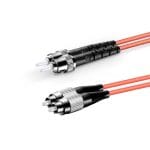ST UPC - FC UPC - OM1 Fiber Optik Patch Cord Duplex LSZH 2mm
