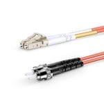 LC UPC - ST UPC - OM2 Fiber Optik Patch Cord Duplex LSZH 2mm