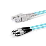 SC UPC - FC UPC - OM3 Fiber Optik Patch Cord Duplex LSZH 2mm