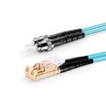 ST UPC - LSH UPC - OM3 Fiber Optik Patch Cord Duplex LSZH 2mm
