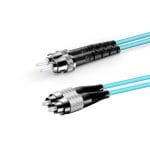 ST UPC - FC UPC - OM3 Fiber Optik Patch Cord Duplex LSZH 2mm