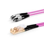 FC UPC - LSH UPC - OM4 Fiber Optik Patch Cord Duplex LSZH 2mm