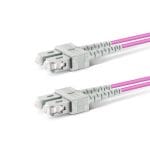 SC UPC - SC UPC - OM4 Fiber Optik Patch Cord Duplex LSZH 2mm