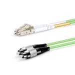 LC UPC - FC UPC - OM5 Fiber Optik Patch Cord Duplex LSZH 2mm