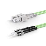 SC UPC - ST UPC - OM5 Fiber Optik Patch Cord Duplex LSZH 2mm