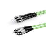 ST UPC - FC UPC - OM5 Fiber Optik Patch Cord Duplex LSZH 2mm