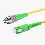 SC APC - FC APC - G657A2 Fiber Optik Patch Cord Simplex LSZH 3mm