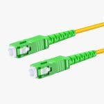 SC APC - SC APC - G657A2 Fiber Optik Patch Cord Simplex LSZH 3mm
