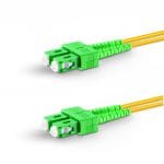 SC APC - SC APC - G657A2 Fiber Optik Patch Cord Duplex - LSZH 2mm