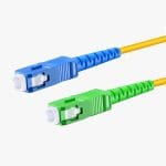 SC APC - SC UPC - G657A2 Fiber Optik Patch Cord Simplex LSZH 3mm