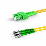 SC APC - ST APC - G657A2 Fiber Optik Patch Cord Duplex - LSZH 2mm