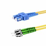 SC UPC - ST APC - G657A2 Fiber Optik Patch Cord Duplex - LSZH 2mm