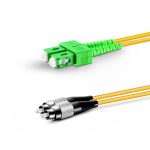 SC APC - FC UPC - G657A2 Fiber Optik Patch Cord Duplex - LSZH 2mm