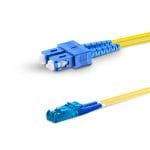 SC UPC - LSH UPC - G657A2 Fiber Optik Patch Cord Duplex - LSZH 2mm