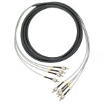 ST UPC - ST UPC - 4 Fiber G657A2, Breakout Patch Cord - Dış Ortam 7mm LSZH