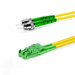 ST APC - LSH APC - G657A2 Fiber Optik Patch Cord Duplex - LSZH 2mm