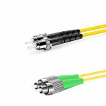 ST UPC - FC APC - G657A2 Fiber Optik Patch Cord Duplex - LSZH 2mm