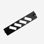 1U 19" Fiber Optik Patch Panel (ODF) - Modüler - 2 Ek Kaseti Dahil - Görsel 2