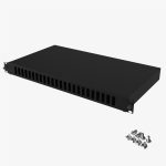 24 Port ( 48 Fiber) SC Duplex 1U 19" Rack Tipi ODF - Boş