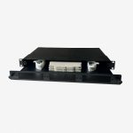 1U 19" Fiber Optik Patch Panel (ODF) - Modüler - 2 Ek Kaseti Dahil