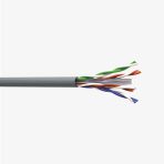 CAT6 Kablo 23 Awg 0,57MM - 350 MHZ Saf Bakır LSHZ Gri 500 Metre - Görsel 2