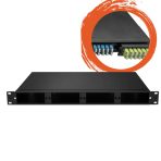 1U 19" MPO/MTP/MPO  Rack Tipi Patch Panel  4 Kaset Girişli - Görsel 2