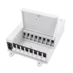 8 Port Fiber Optik Dağıtım Kutusu GPON - ODK - Mini - 2 Giriş 8 Çıkış - Görsel 2