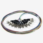 Pigtail - ST UPC G657A2 OS2 12 Renk  LSZH - Semi Tight Buffer  -  0,9mm - 2 meter