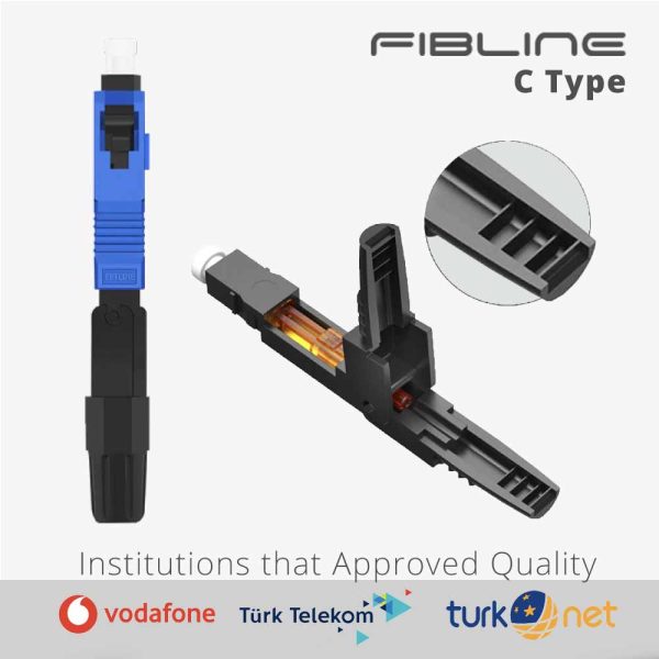 fast connector sc upc c type fibline