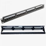 24 Port Cat6 Patch Panel Tam Dolu 50um Altın Kaplama