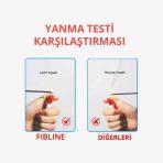 Bina içi Fiber Optik Drop Kablo 1 Fiber - LSZH Beyaz,  2.0x3.0mm OBK - 2000 metre - Görsel 3