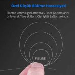 1 Fiber Bina içi Fiber Optik Drop Kablo - LSZH Beyaz,  2.0x3.0mm OBK - 1000 metre - Görsel 5